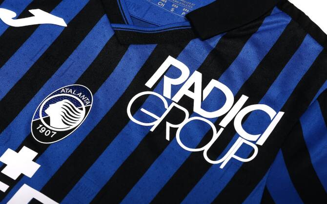 Atalanta presentate le nuove maglie per il 2020 2021. Foto Sky